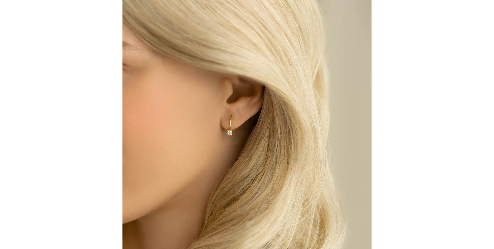 Náušnice s diamanty Amphelice