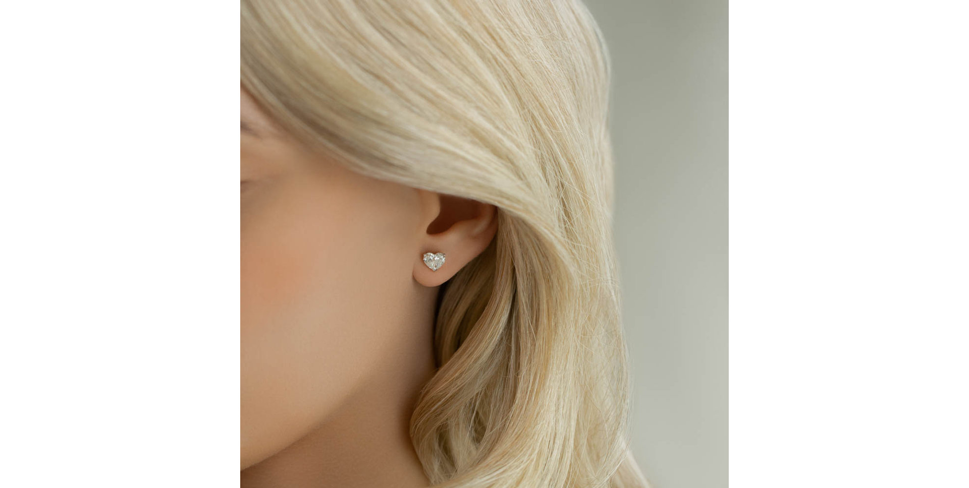 Náušnice s diamanty Cold Heart