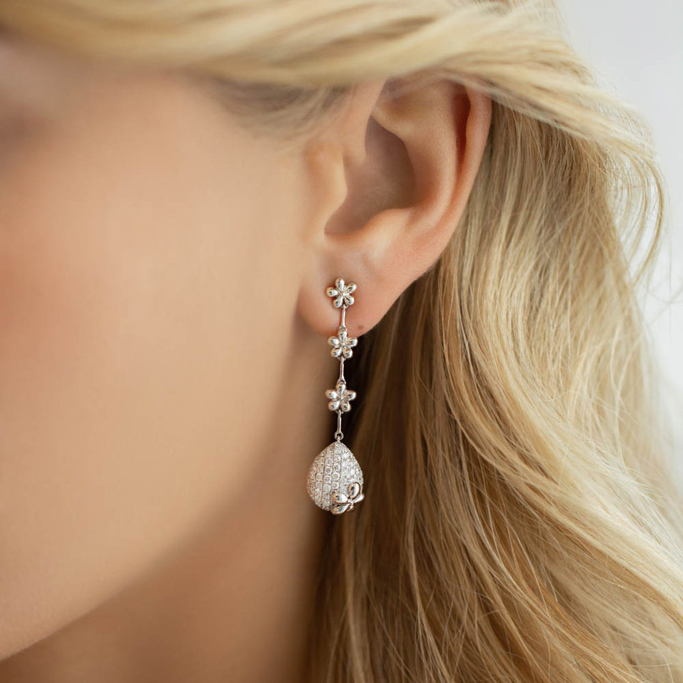 Náušnice s diamanty Kiarra