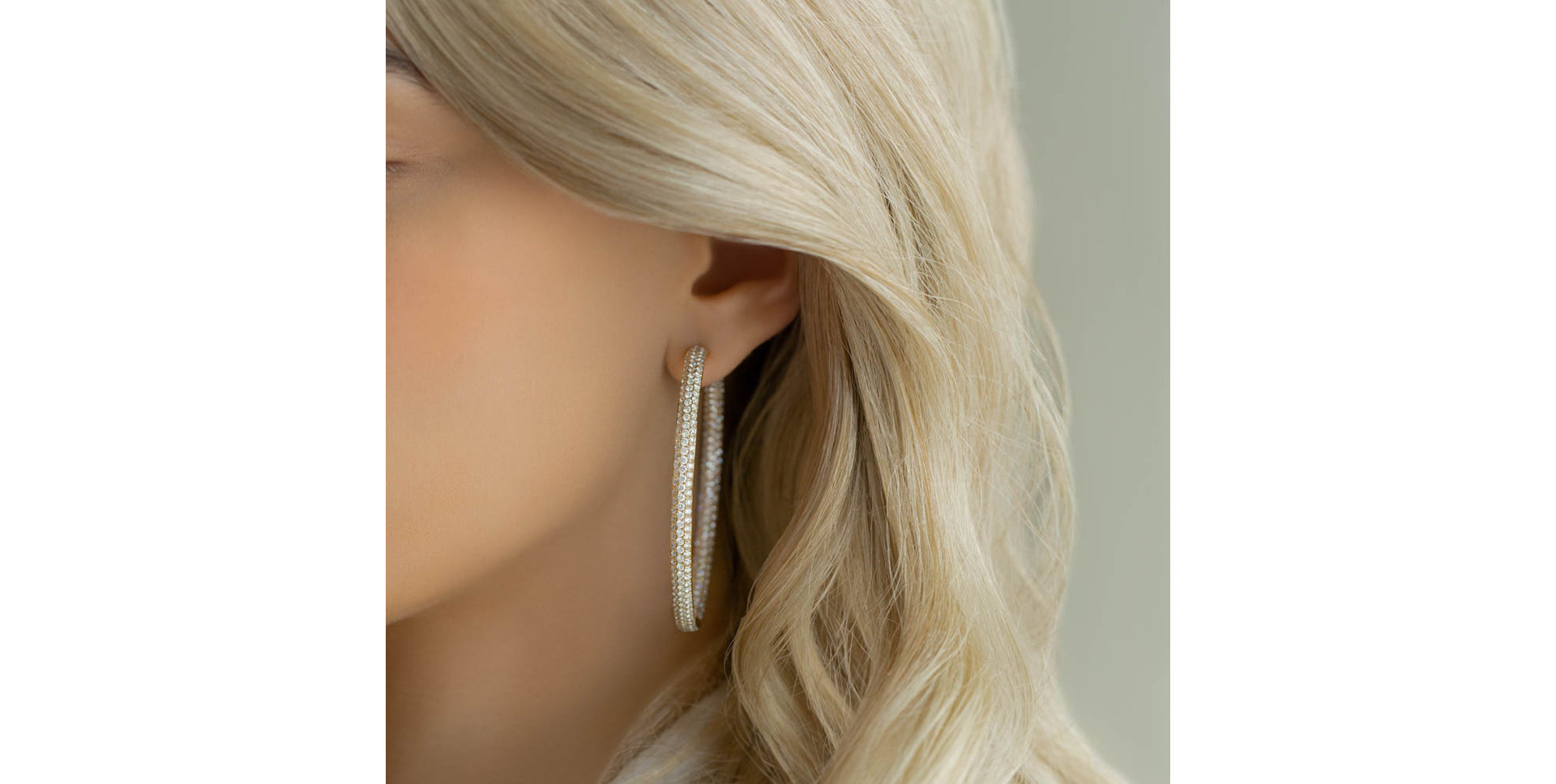 Náušnice s diamanty Brilliant Loop