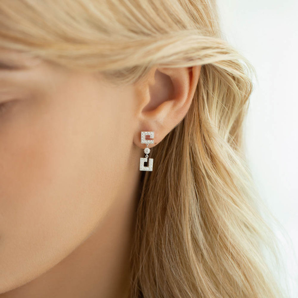 Náušnice s diamanty Azaden