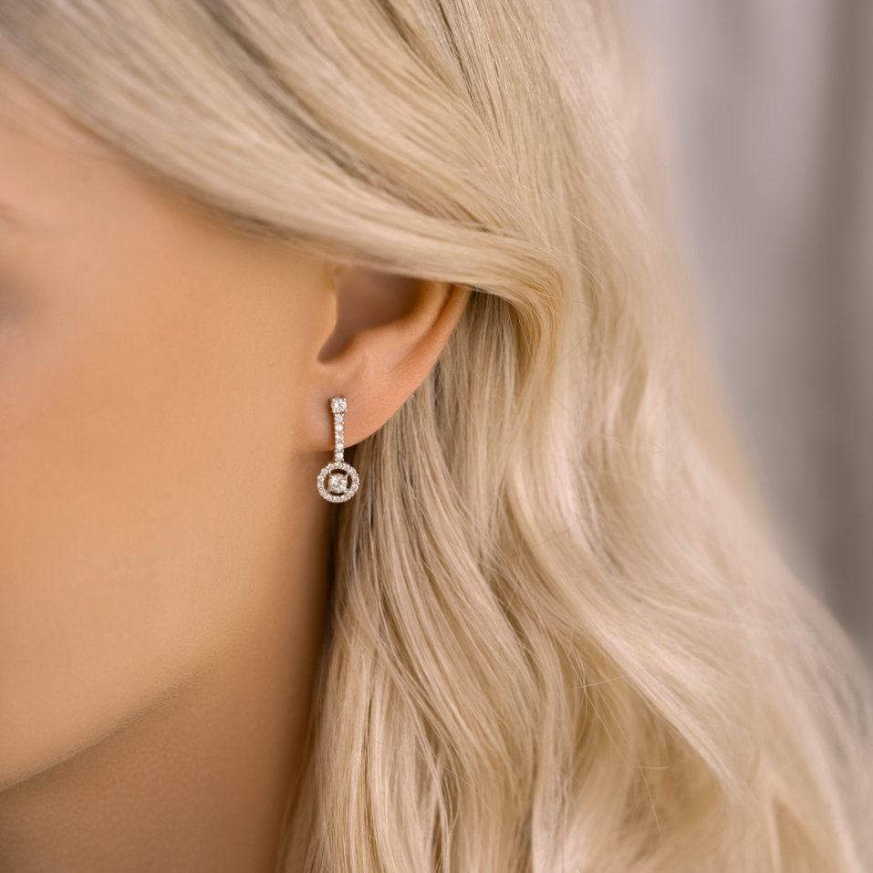 Náušnice s diamanty Devotion of Stars