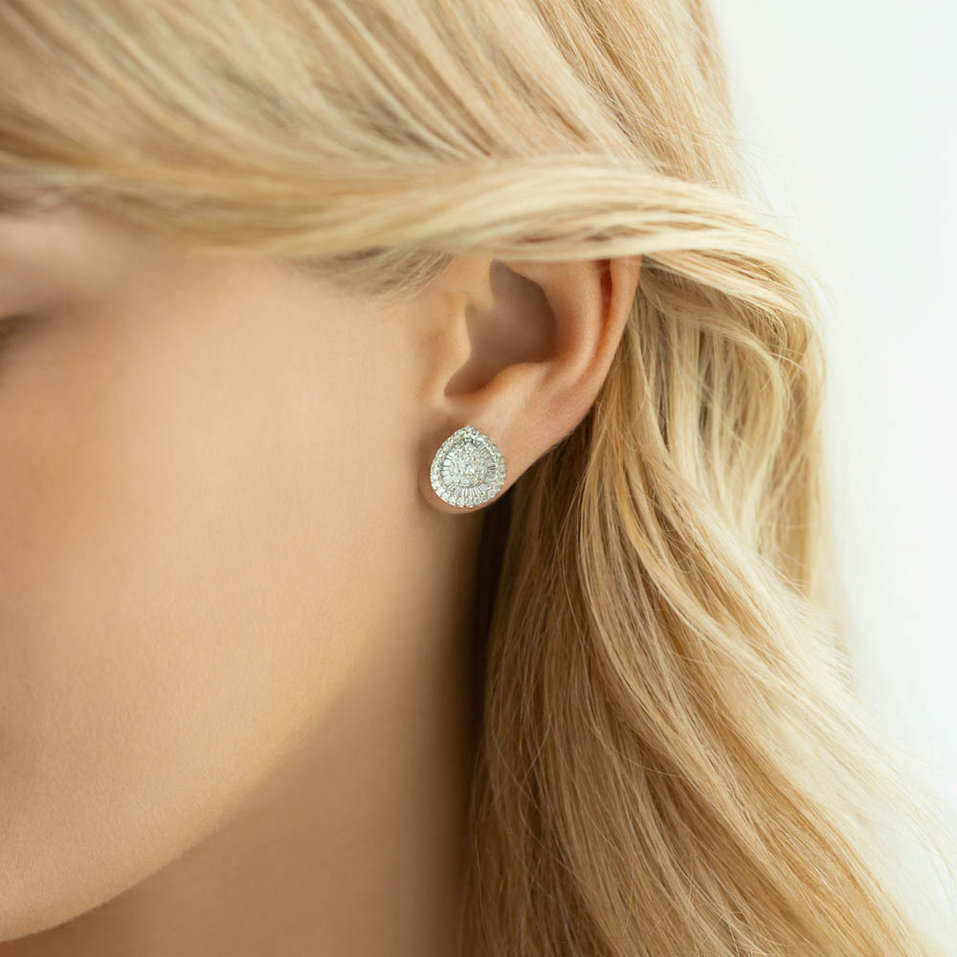 Náušnice s diamanty Garrett