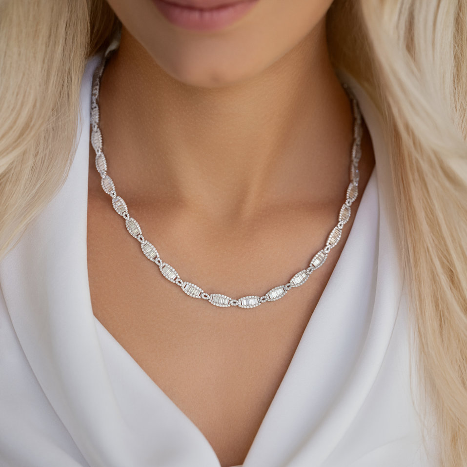 Náhrdelník s diamanty Monique