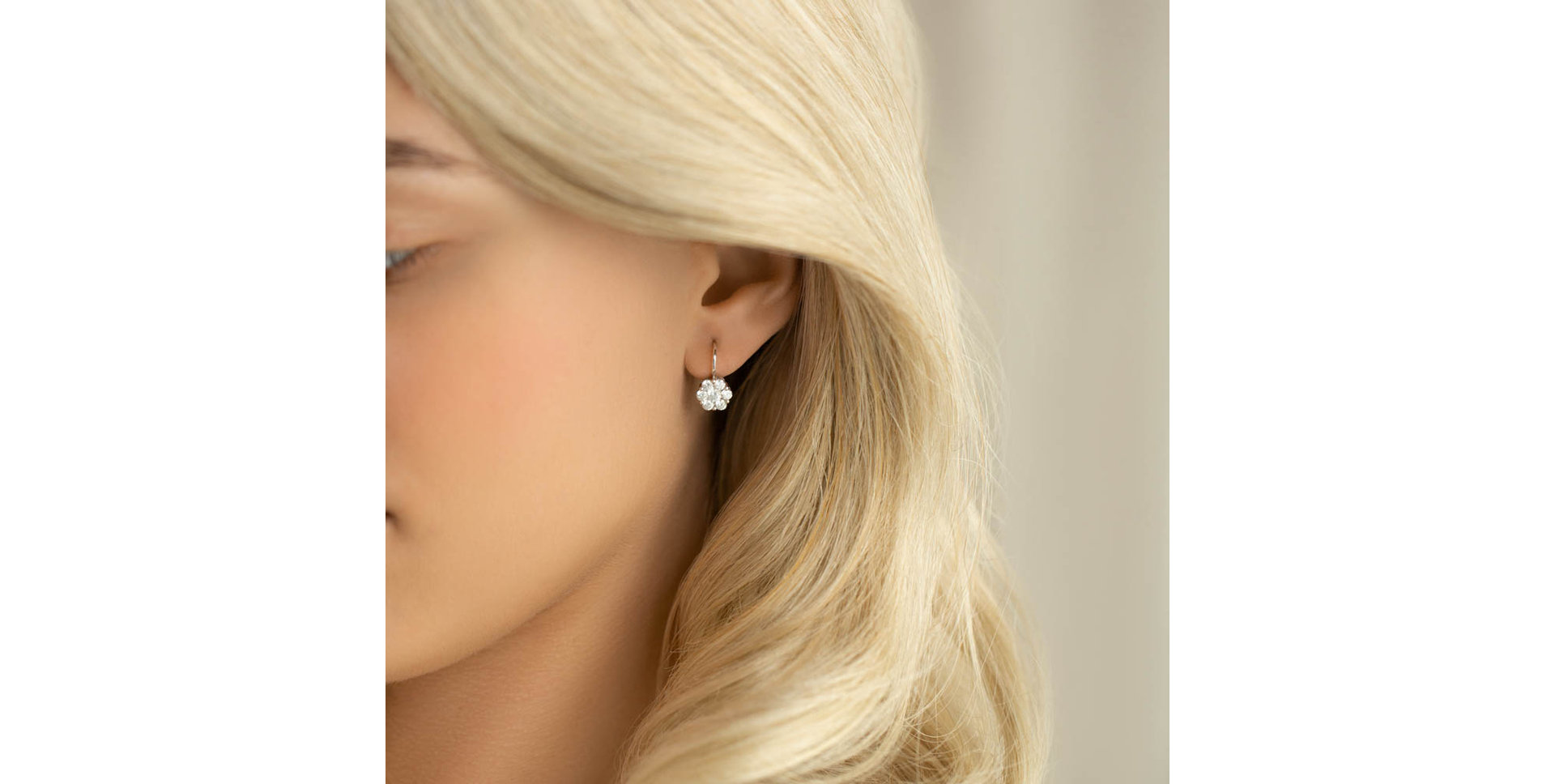 Náušnice s diamanty Starflower