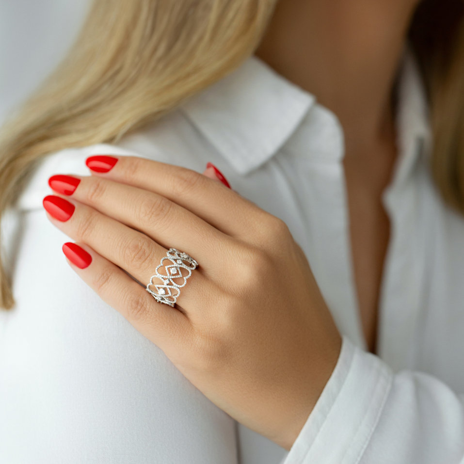 Prsten s diamanty Madam Romantic