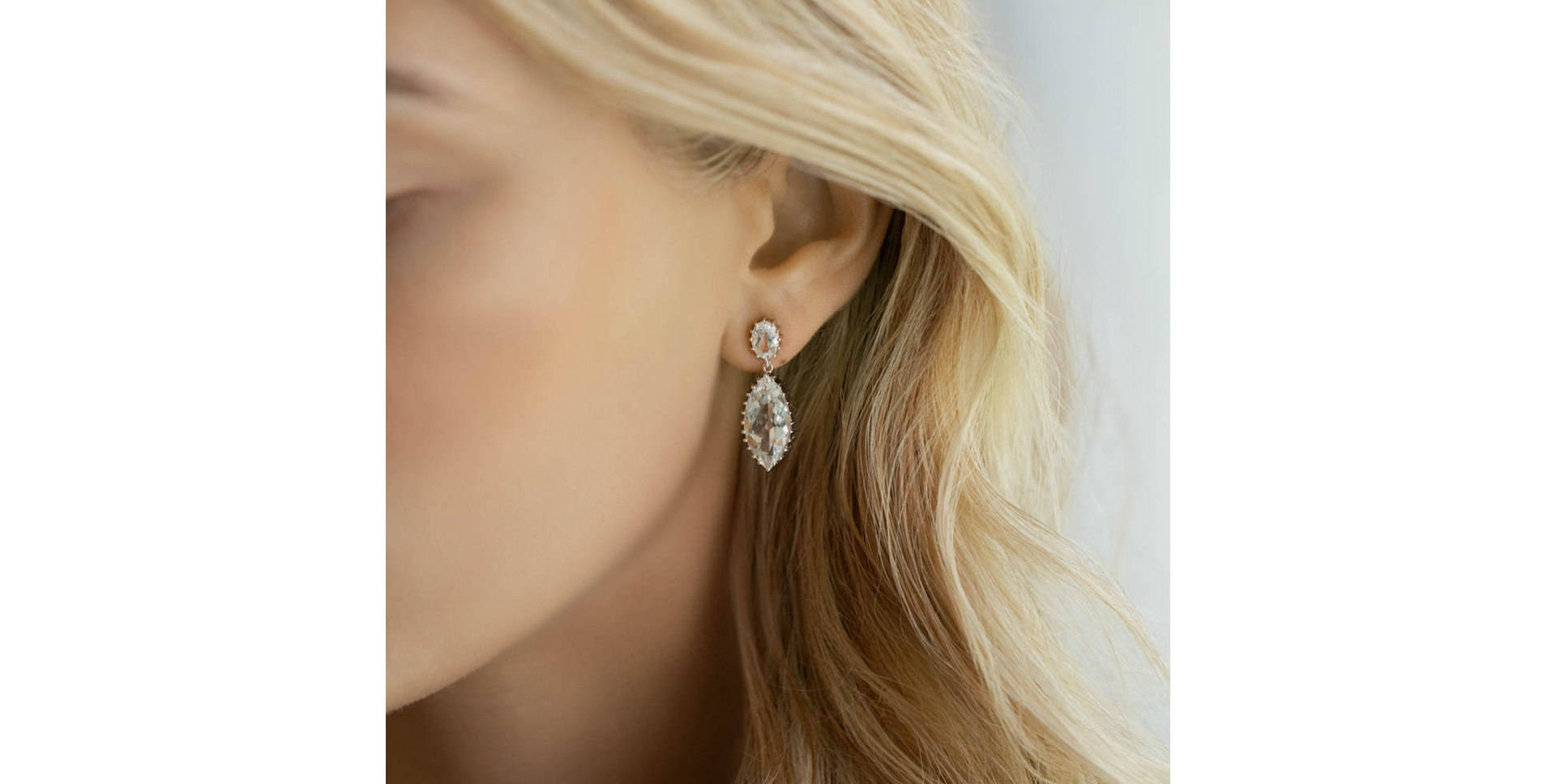 Náušnice s topazy Overnight Express