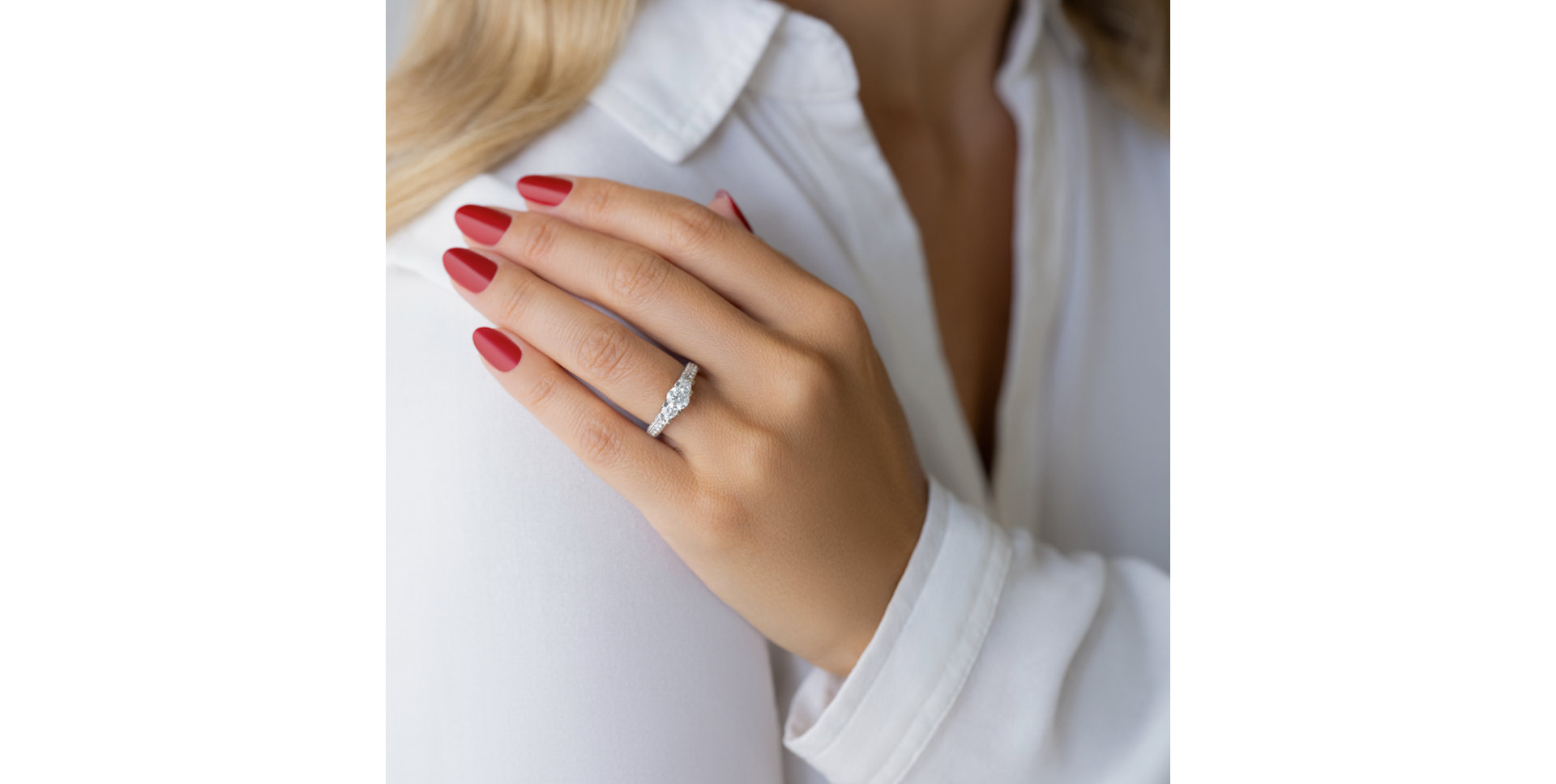 Prsten s diamanty Julia