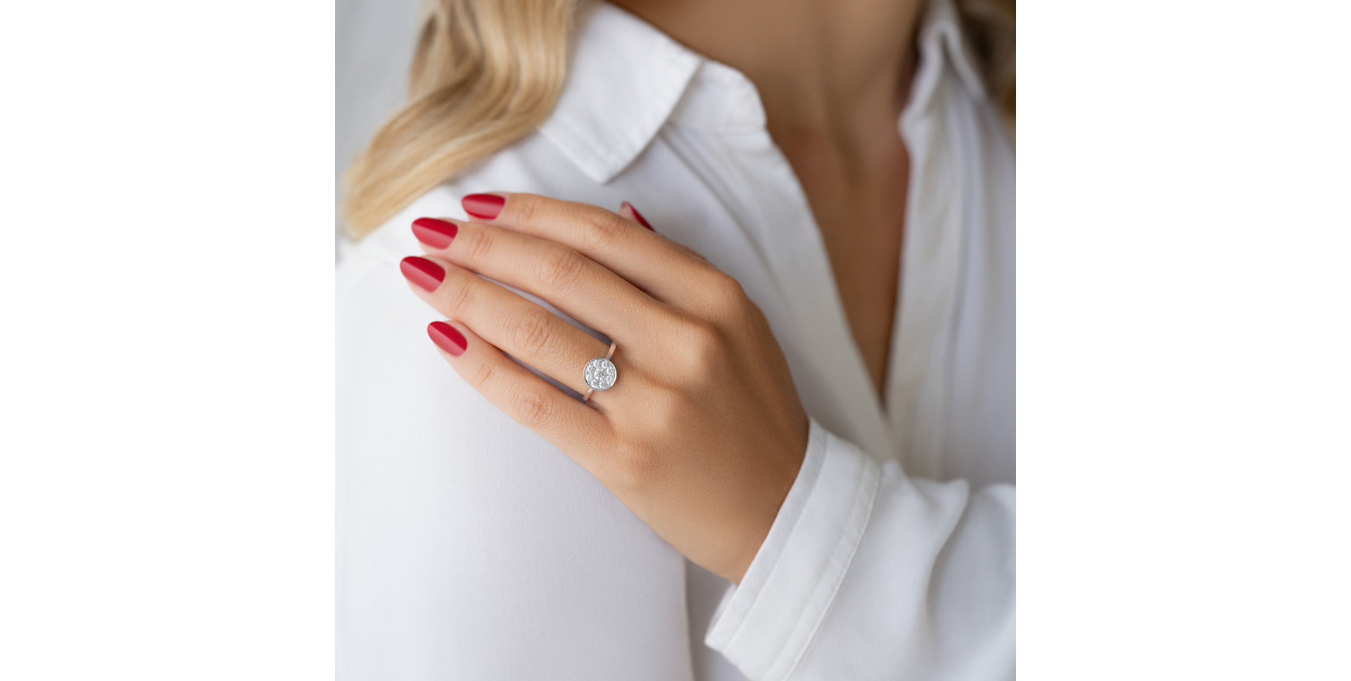 Prsten s diamanty Hadleigh