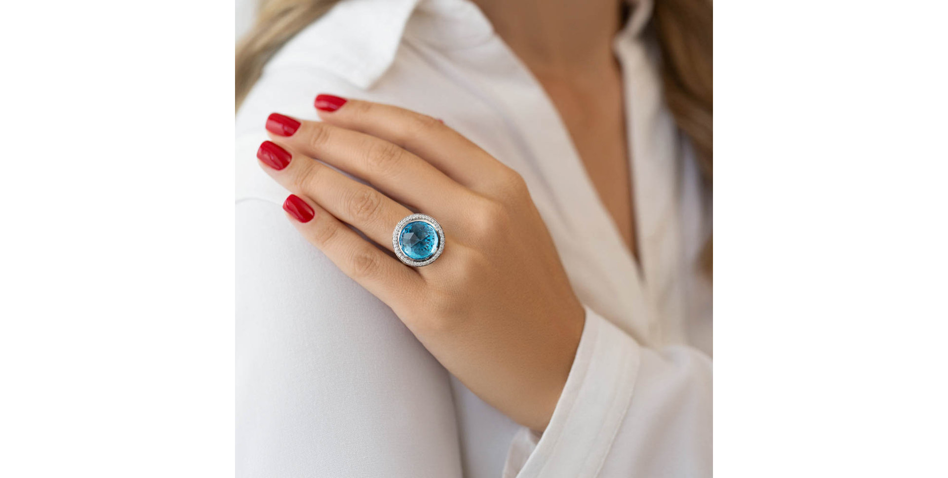 Prsten s ametystem a diamanty Astral Eminence