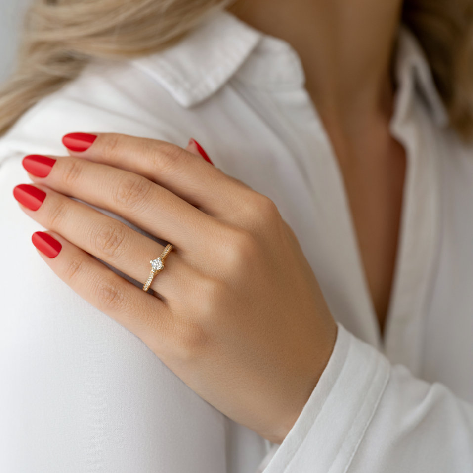Prsten s diamanty Maryse