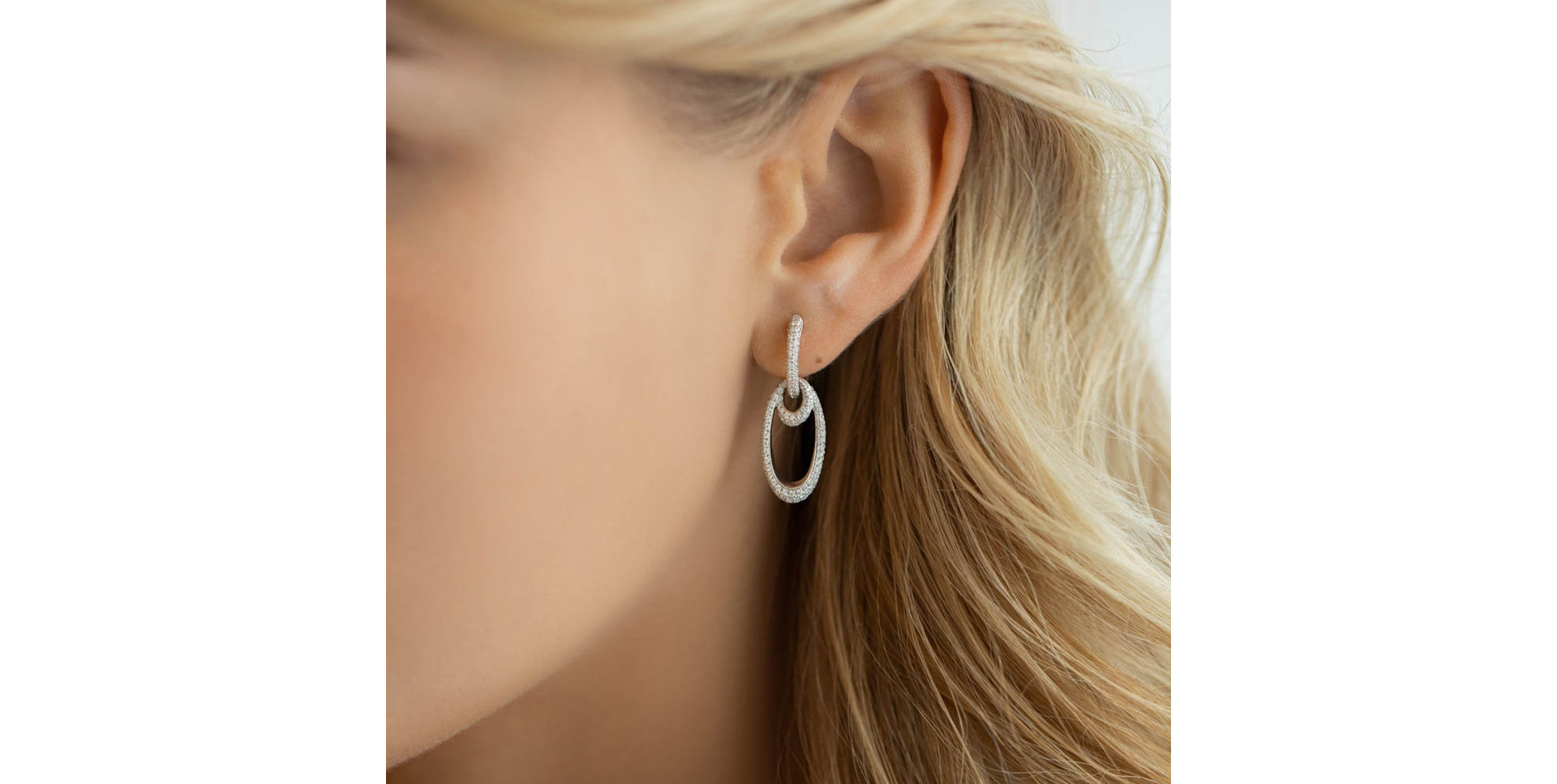 Náušnice s diamanty Enjoyable Week