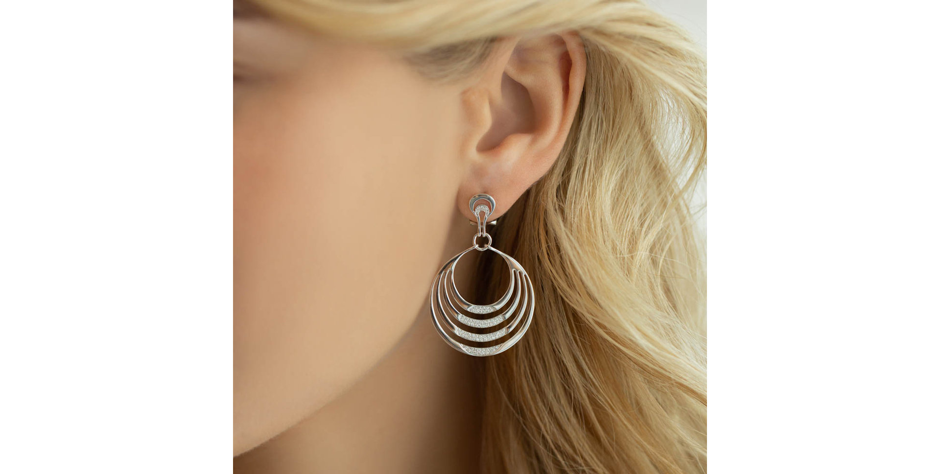 Náušnice s diamanty Exclusive Moment