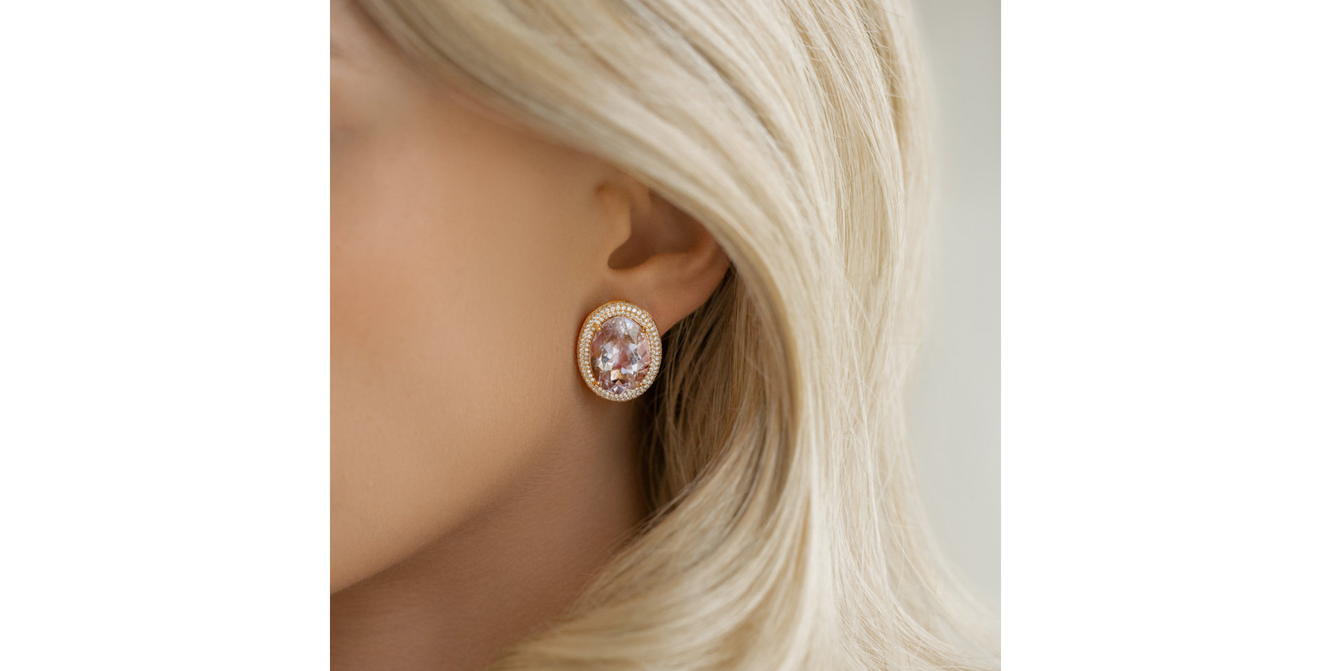 Náušnice s ametystem diamanty Fantasy Majesty