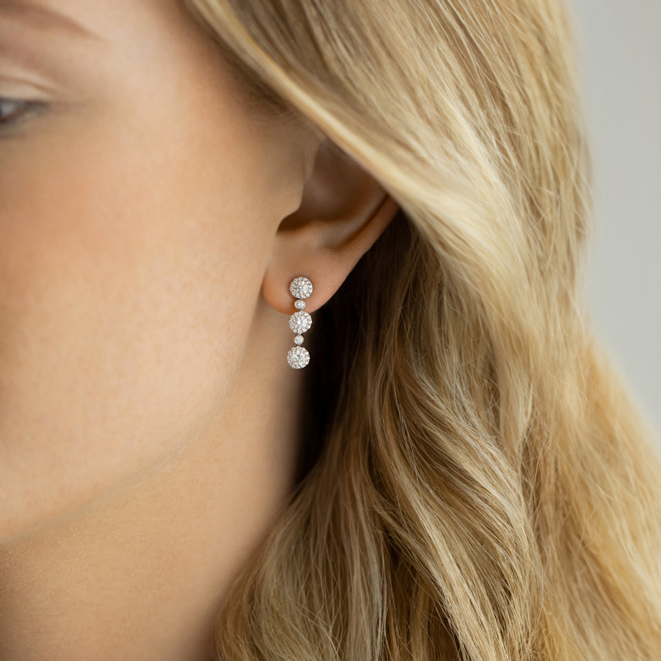 Náušnice s diamanty Norberto