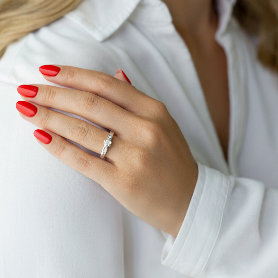 Prsten s diamanty Moon Sadness