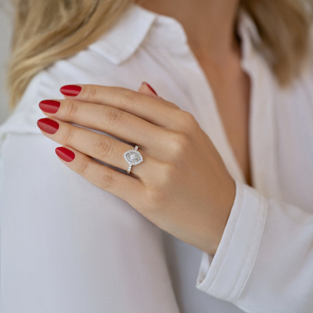 Prsten s diamanty Dorthe