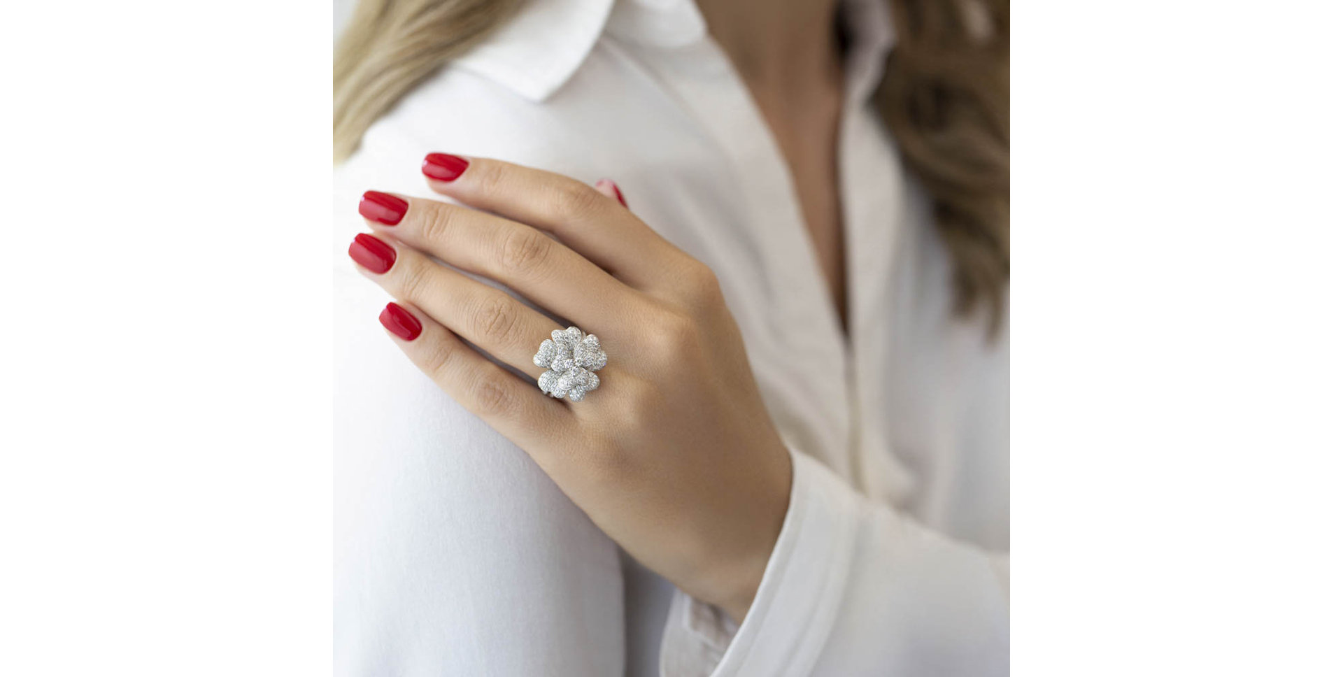 Prsten s diamanty Floretta