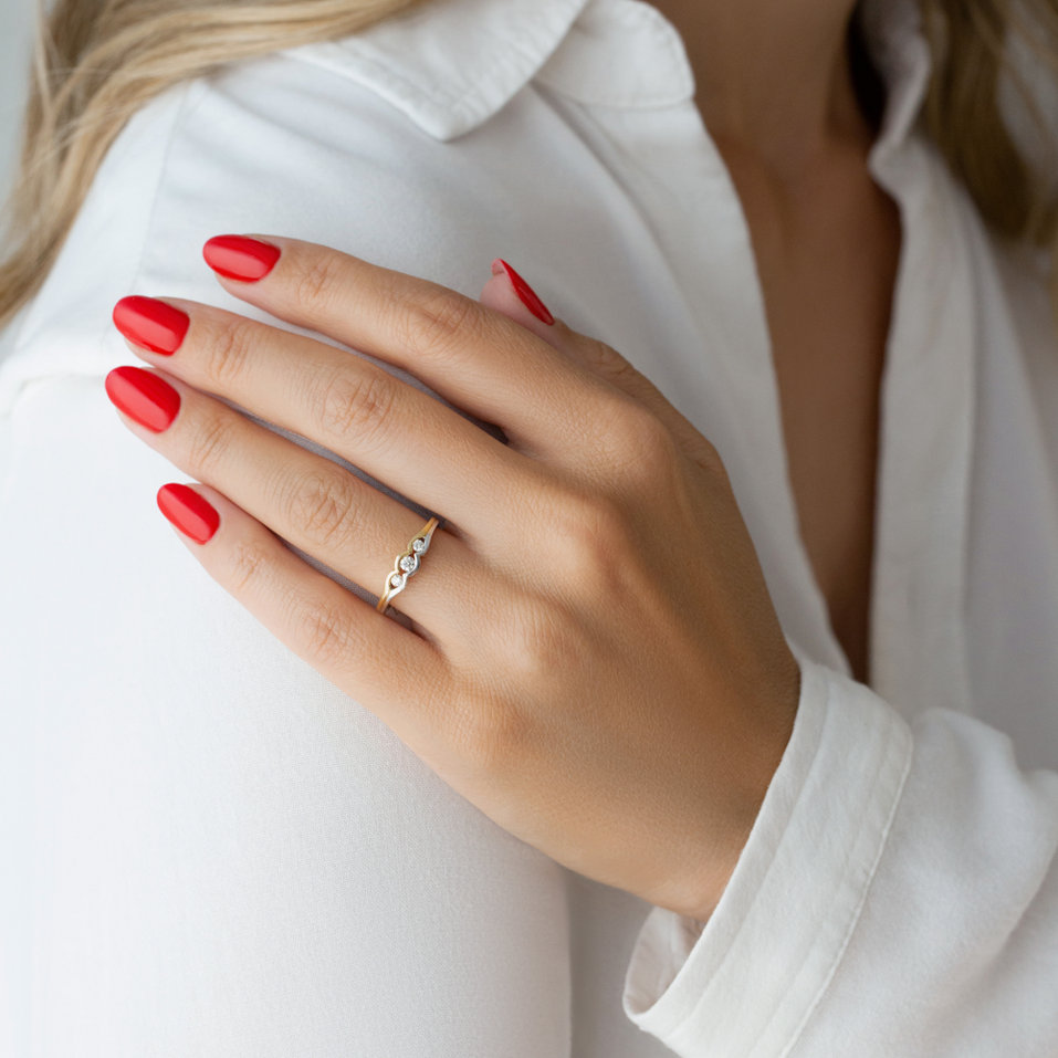 Prsten s diamanty Rimtori