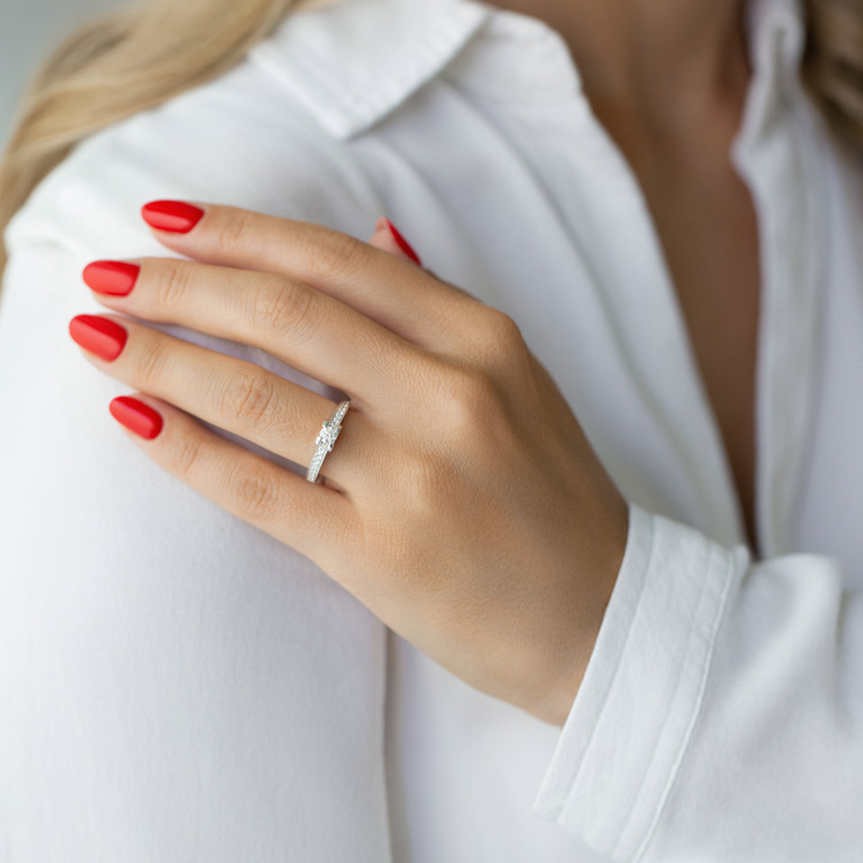 Prsten s diamanty Linas