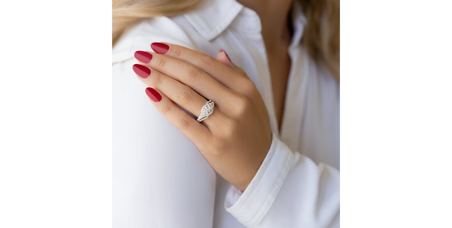 Prsten s diamanty Zavia