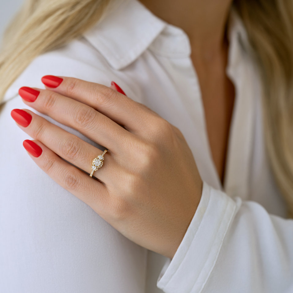 Prsten s diamanty Siffre