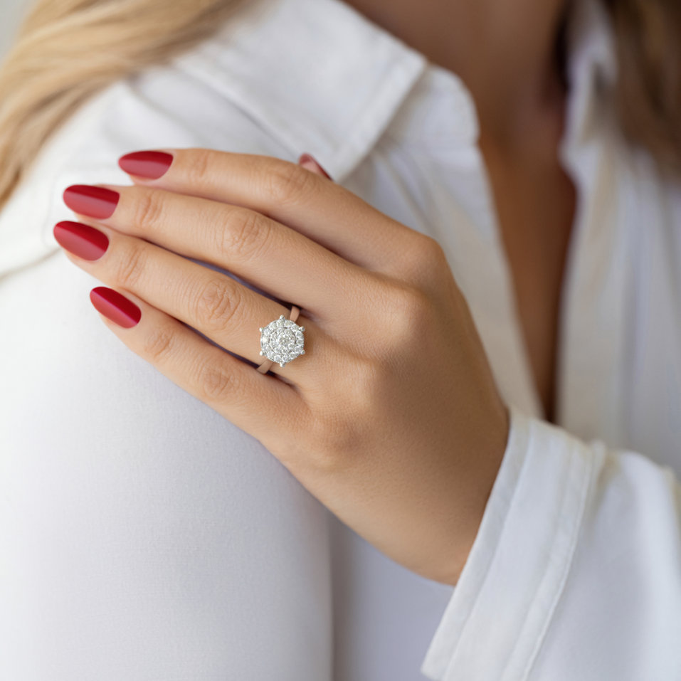 Prsten s diamanty Neveah