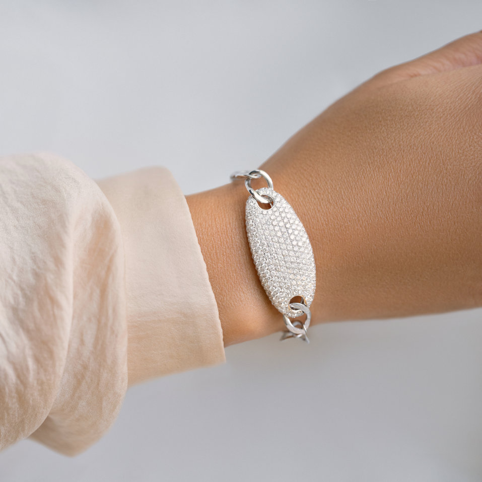 Náramek s diamanty Silvana