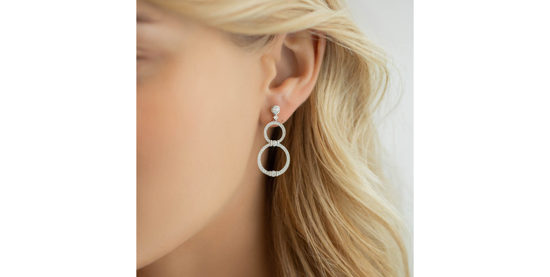 Náušnice s diamanty Heaven Sparkle