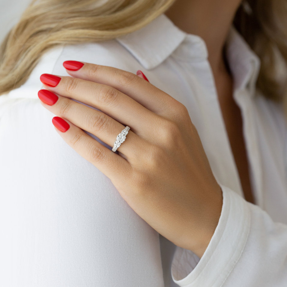 Prsten s diamanty Wynn