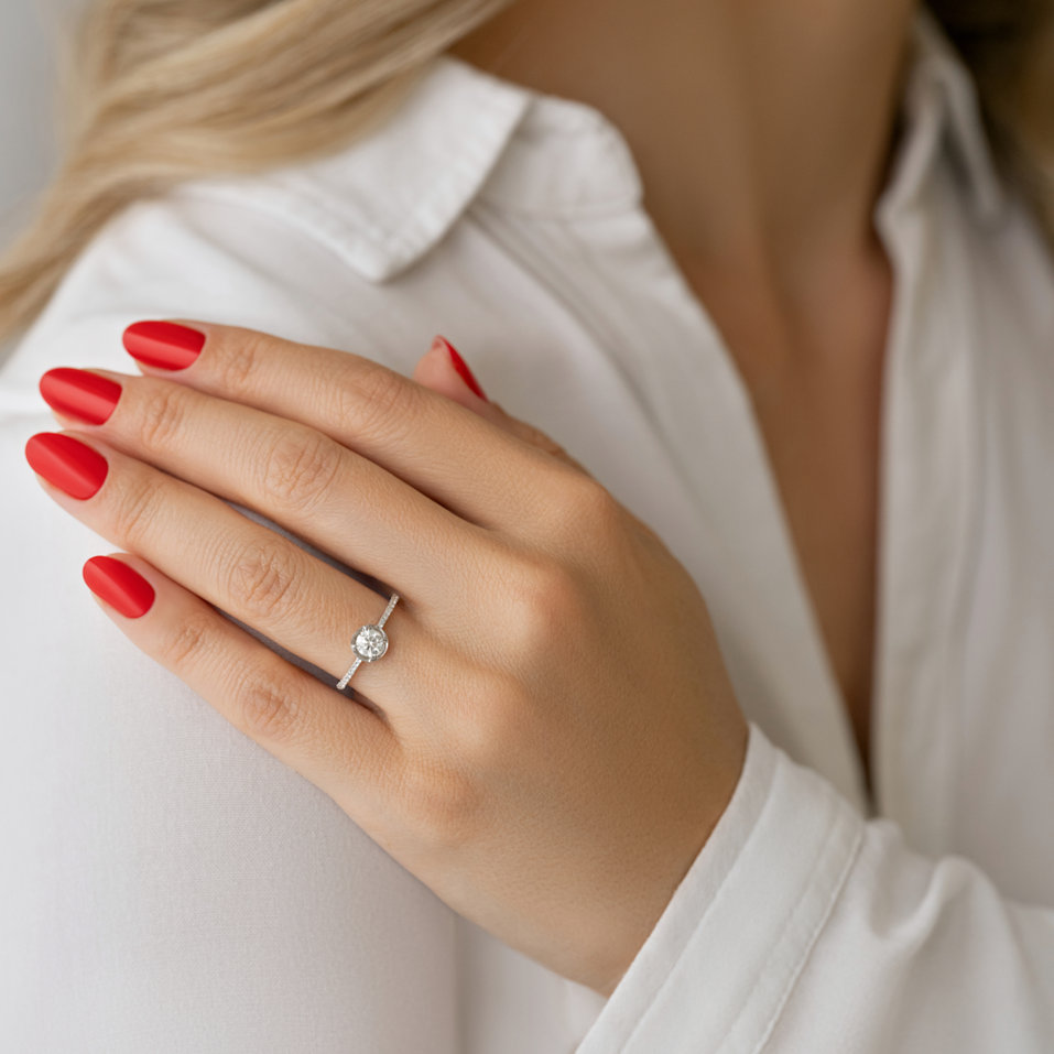 Prsten s diamanty Nareida