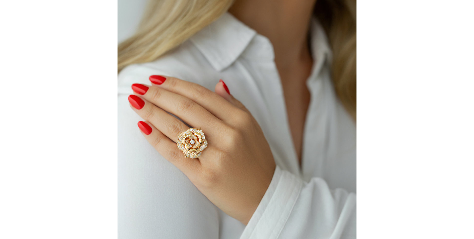 Prsten s diamanty Brasilia