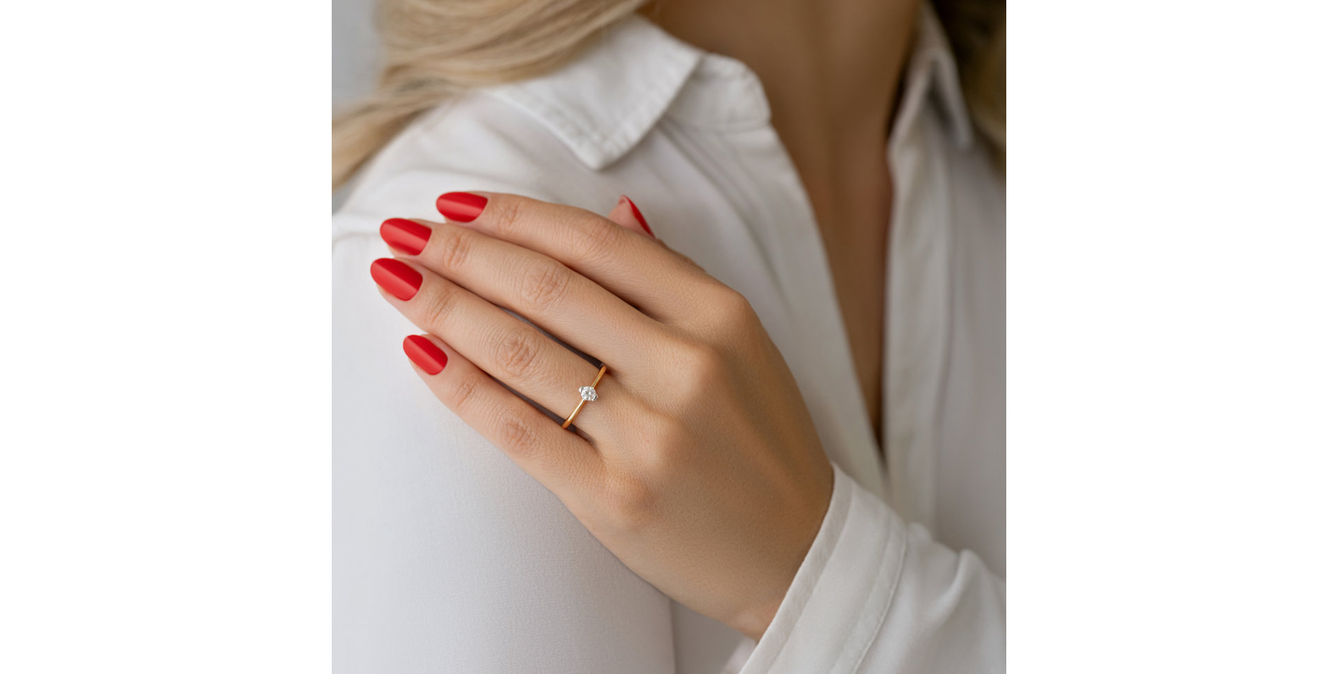 Prsten s diamantem Euphemia