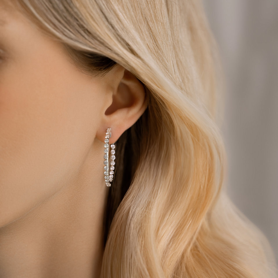 Náušnice s diamanty Starry Sky