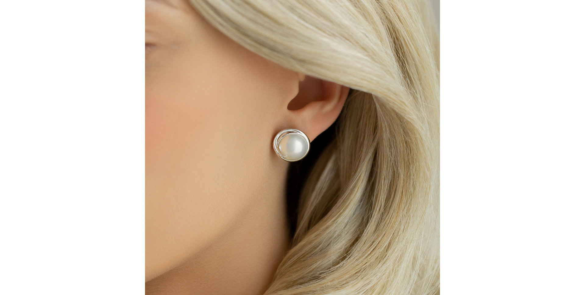 Náušnice s perlou a diamantem Lorena Waves