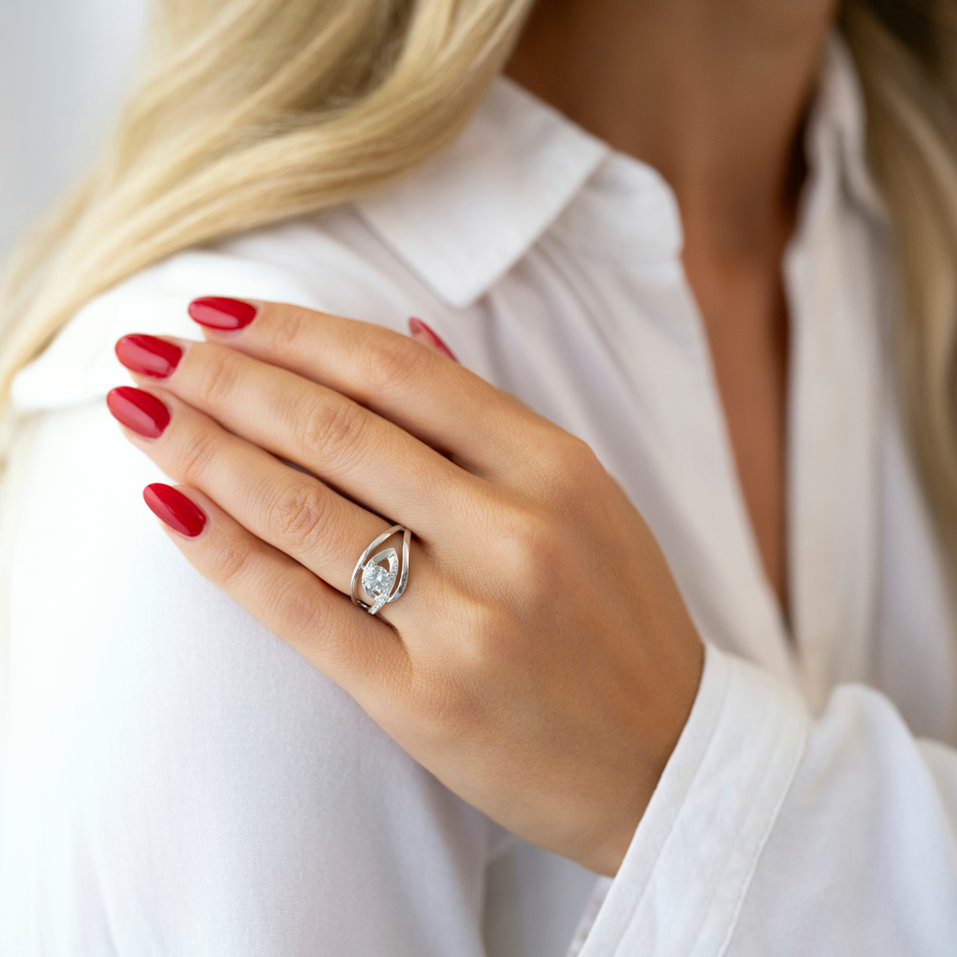 Prsten s diamanty Nielson Romance