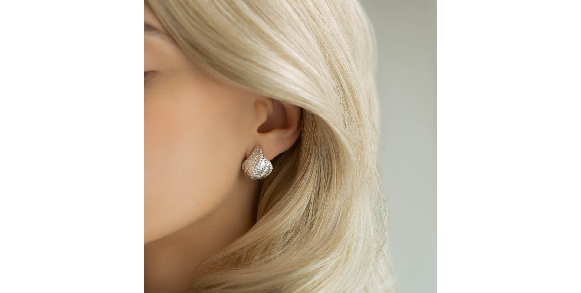 Náušnice s diamanty Star Row