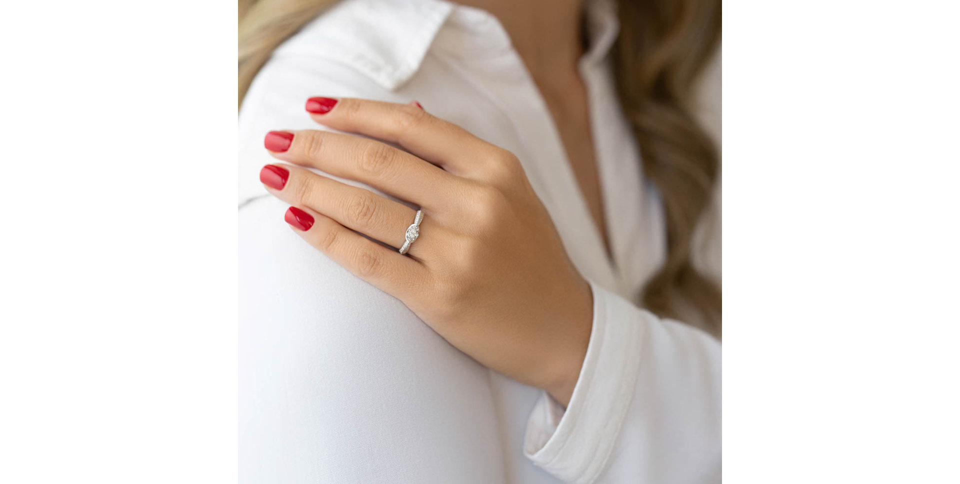 Prsten s diamanty Damien