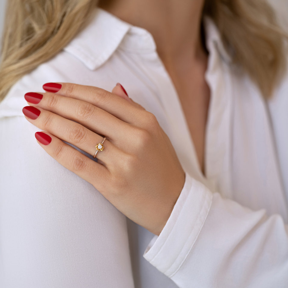 Prsten s diamantem Wickfield