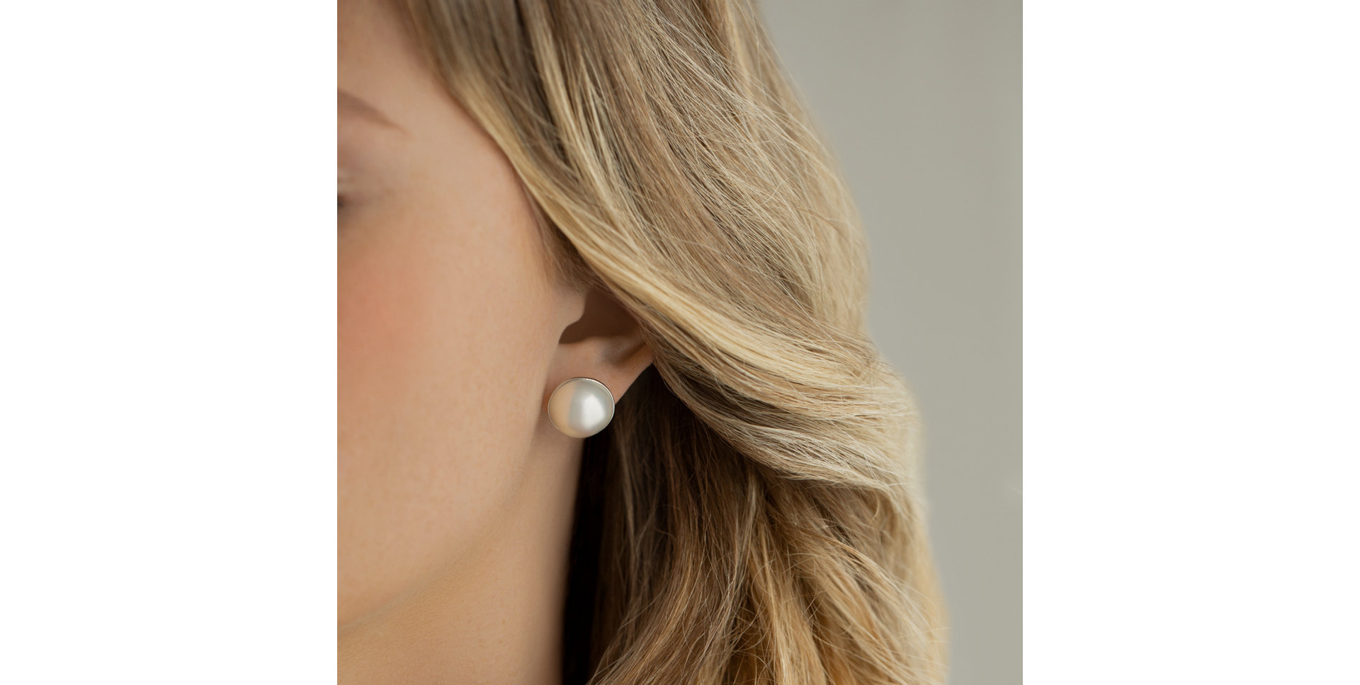 Náušnice s perlou Olenou