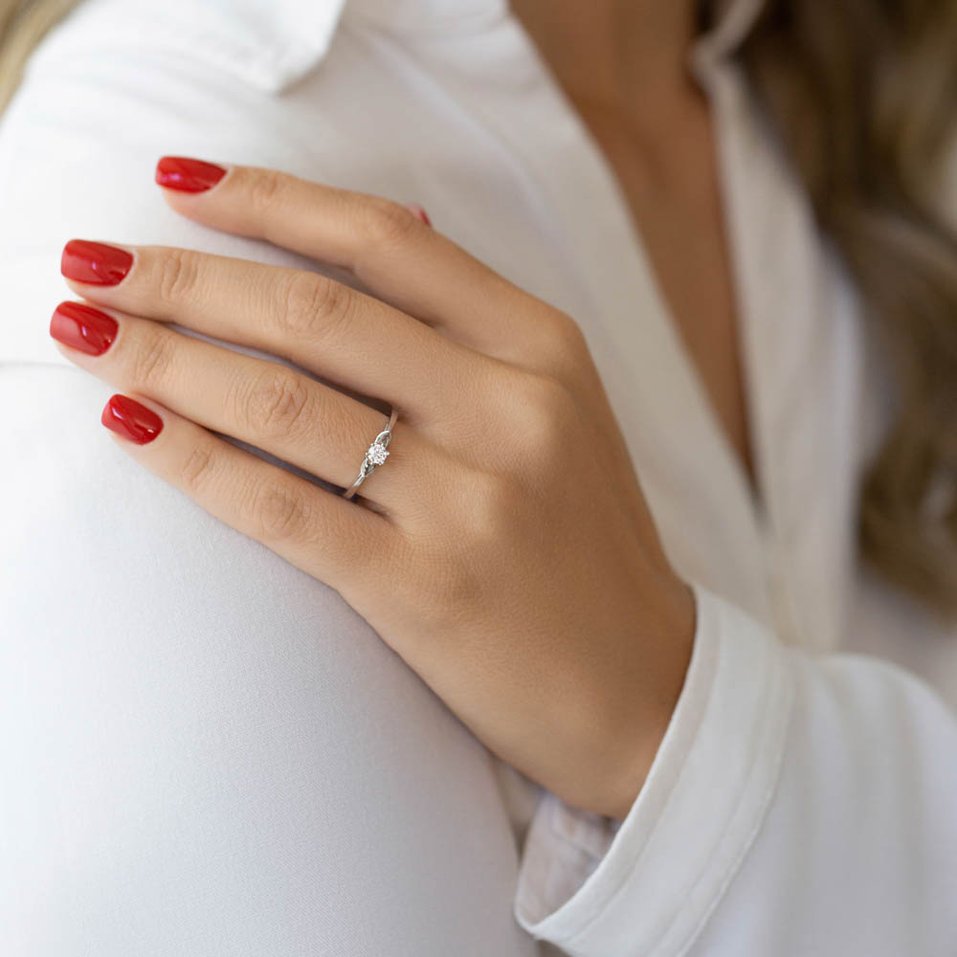 Prsten s diamantem Lovely Moment