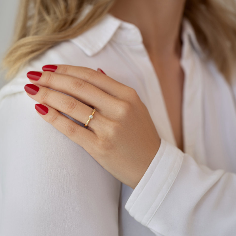 Prsten s diamanty Valeria