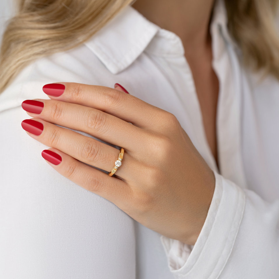 Prsten s diamanty Berenicia