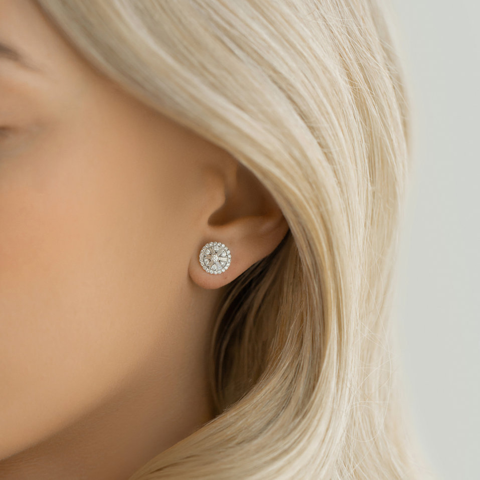 Náušnice s diamanty Mildred