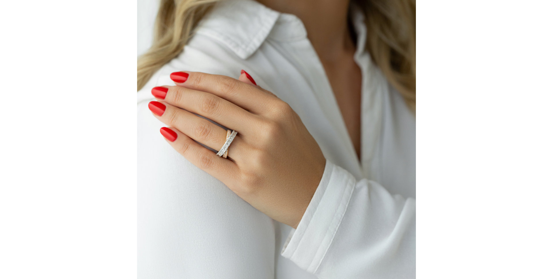 Prsten s diamanty Dawnseeker