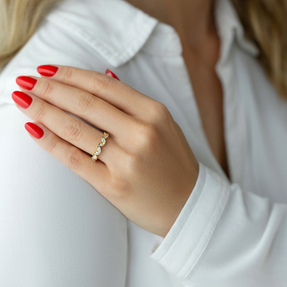 Prsten s diamanty Ferrisey