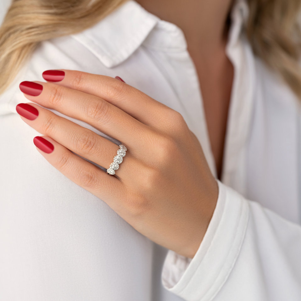 Prsten s diamanty Augustine