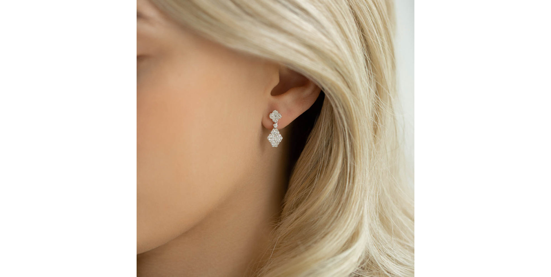 Náušnice s diamanty Royal Tears