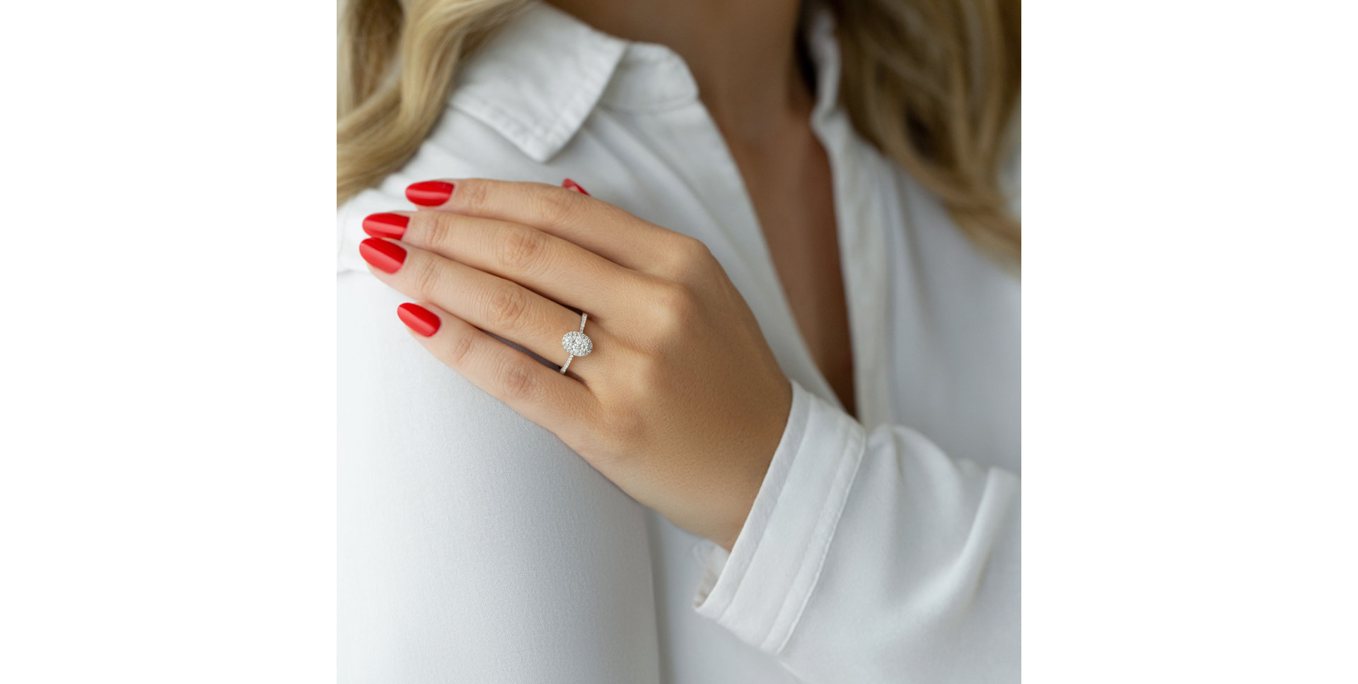 Prsten s diamanty Larkyne