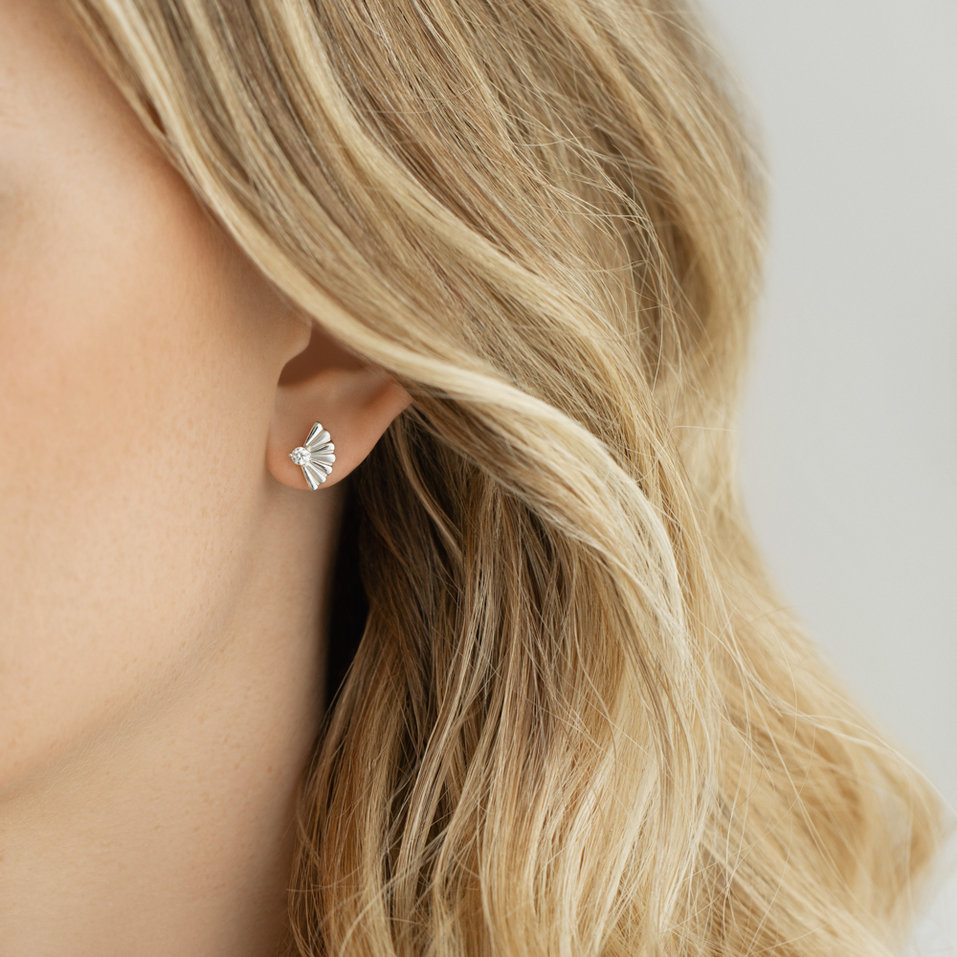 Náušnice s diamantem Despair Clair